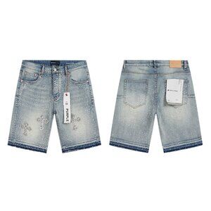 Men's Blue Denim Shorts